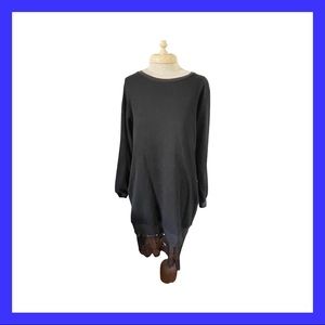 Black Boutique Sweatshirt Dress